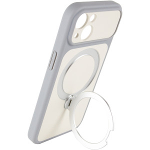 Чохол Ummi Full Camera with Magnetic Fit HQ Ring для Apple iPhone 15 (6.1") – Сірий