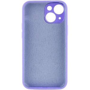 Чохол Silk Full Camera Protective (AA) NO LOGO для Apple iPhone 15 (6.1") – Бузковий