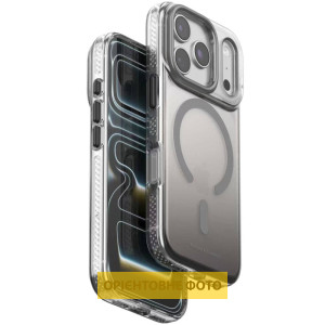 Чохол TPU+PC Puloka Resplendent with Magnetic Fit для Apple iPhone 15 (6.1") – Сірий