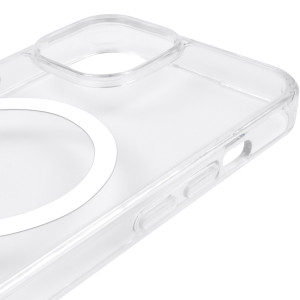 Чохол TPU Ummi transparent with Magnetic Fit для Apple iPhone 15 (6.1") – Прозорий