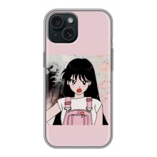 Чехол с персонажами АНИМЕ на iPhone 15 – Сейлор Марс