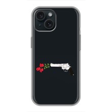 Чехлы (ART) Цветы на iPhone 15 (VPrint) (Неочікувані квіти)