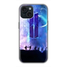 Чехлы BTS для iPhone 15 (AlphaPrint) – Army BTS