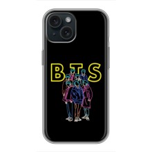 Чехлы BTS для iPhone 15 (AlphaPrint) – BTS стайл