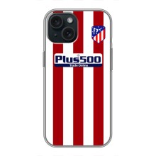 Чехлы для iPhone 15 (VPrint) - Футбольные клубы (Atletico)