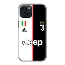 Чехлы для iPhone 15 (VPrint) - Футбольные клубы (Juventus)