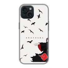 Чехлы на тему: Итачи Учиха для iPhone 15 (AlphaPrint) – Akatsuki