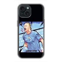 Чохли з футболістом Ерлінг Холанд для iPhone 15 (AlphaPrint) (гол Ерлінг Холанд)