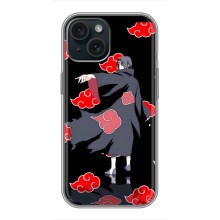 Чехлы с картинкой Итачи Учиха на iPhone 15 (Итачи в плаще)