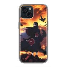 Чохол Ітачи Учіха для Епл 15 (AlphaPrint) (Ітачі з воронами)