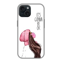 Чехол с печатью для iPhone 15 - (Мода) (AlphaPrint) – Коронавирус