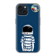 Чехол NASA для iPhone 15 (AlphaPrint) – Мальчик в шлеме