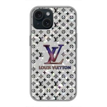 Чехол Стиль Louis Vuitton на iPhone 15 (Яркий LV)