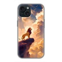 Чехол Король лев на Айфон 15 (Симба)