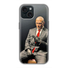 Чехол с картинкой Александр Усик для iPhone 15 – Усик (Хитман)