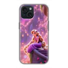 Чехол Рапунцель для iPhone 15 (Рапунцель в замке)
