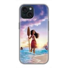 Чехол с мультфильмом Моана iPhone 15 (Моана)