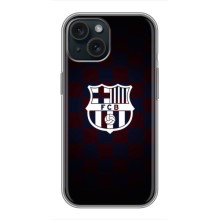 Чехол с картинкой ФК Барселона на Айфон 15 – Лого FCB