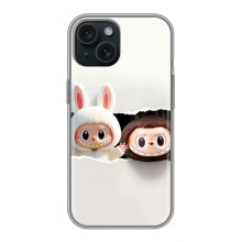 Чехол с принтом Лабубу для iPhone 15 – Labubu