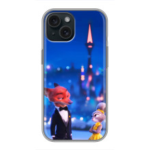 Чехол Зоотрополіс на iPhone 15 (Герои Зверополиса)