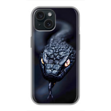 Чехол с картинкой «Хищники» для iPhone 15 – Змея