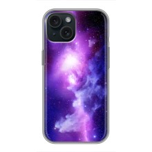 Космические Чехлы для Айфон 15 (VPrint) (Галактика)