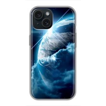 Космические Чехлы для Айфон 15 (VPrint) (Земля с космоса)