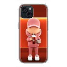 Крутые Чехлы Луи Виттон для iPhone 15 (AlphaPrint) (С Кофе)