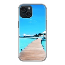 Летний Чехол на iPhone 15 (Набережная)