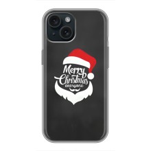 Рождественские Чехлы для iPhone 15 (VPrint) – Санта Крисмас