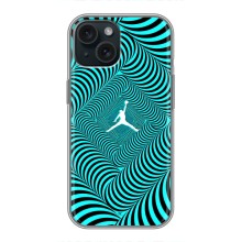 Силиконовый Чехол Nike Air Jordan на Айфон 15 – Jordan