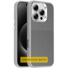 Чохол TPU+PC Carbon with MagSafe для Apple iPhone 16 Plus (6.7")