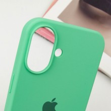 Чехол Silicone Case Full Protective (AA) для Apple iPhone 16 Plus (6.7") – Зеленый