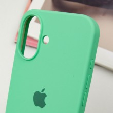 Чехол Silicone Case Full Protective (AA) для Apple iPhone 16 Plus (6.7") – Зеленый