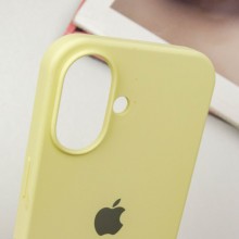 Чехол Silicone Case Full Protective (AA) для Apple iPhone 16 Plus (6.7") – Желтый