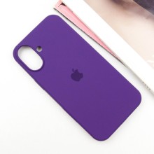 Чехол Silicone Case Full Protective (AA) для Apple iPhone 16 Plus (6.7") – Фиолетовый