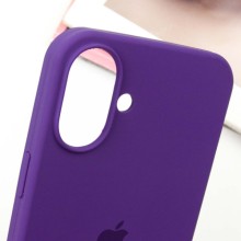 Чехол Silicone Case Full Protective (AA) для Apple iPhone 16 Plus (6.7") – Фиолетовый