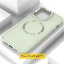 TPU чехол Bonbon Metal Style with MagSafe для Apple iPhone 16 Plus (6.7") – Белый