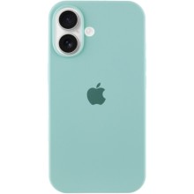 Чехол Silicone Case Full Protective (AA) для Apple iPhone 16 Plus (6.7") (Бирюзовый)