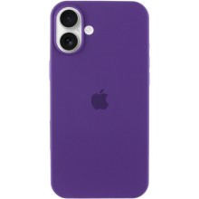 Чехол Silicone Case Full Protective (AA) для Apple iPhone 16 Plus (6.7") (Фиолетовый)