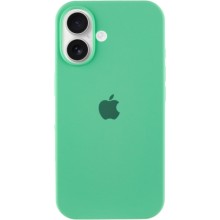 Чехол Silicone Case Full Protective (AA) для Apple iPhone 16 Plus (6.7") (Зеленый)