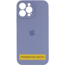 Чехол Silicone Case Full Camera Protective (AA) для Apple iPhone 16 Plus (6.7") (Серый)