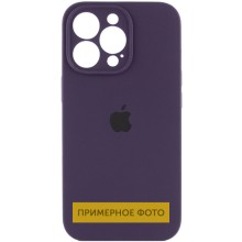 Чехол Silicone Case Full Camera Protective (AA) для Apple iPhone 16 Plus (6.7") (Фиолетовый)