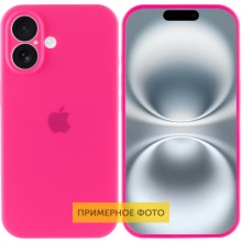 Чехол Silicone Case Full Camera Protective (AA) для Apple iPhone 16 Plus (6.7") – Розовый