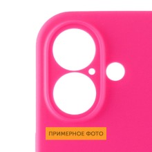 Чехол Silicone Case Full Camera Protective (AA) для Apple iPhone 16 Plus (6.7") – Розовый