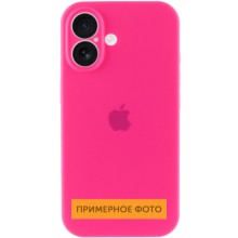 Чехол Silicone Case Full Camera Protective (AA) для Apple iPhone 16 Plus (6.7") – Розовый