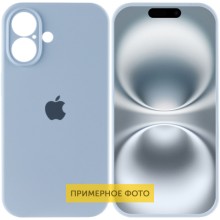 Чехол Silicone Case Full Camera Protective (AA) для Apple iPhone 16 Plus (6.7") – Голубой