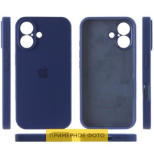 Чехол Silicone Case Full Camera Protective (AA) для Apple iPhone 16 Plus (6.7") – Синий