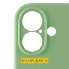 Чехол Silicone Case Full Camera Protective (AA) для Apple iPhone 16 Plus (6.7") – Мятный