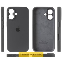 Чехол Silicone Case Full Camera Protective (AA) для Apple iPhone 16 Plus (6.7") – Серый